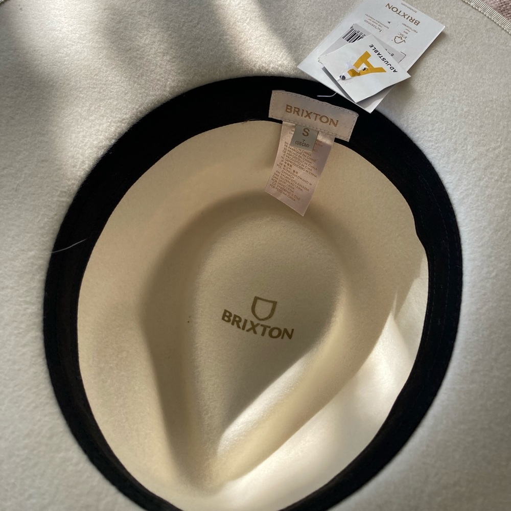 ❤️ Brixton Jo Rancher Off White Wool Hat - Picture 11 of 15